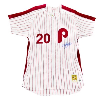 Mike Schmidt Signed Phillies Mitchell & Ness Jersey w/ WS MVP Inscription